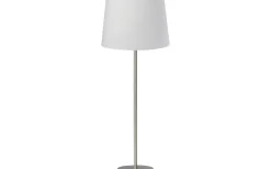 PR Home Base Bordslampa 71cm Silver med offwhite skärm* Bordslampor
