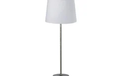 PR Home Base Bordslampa 58cm Silver med vit skärm* Bordslampor