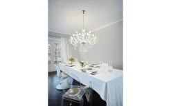 Eglo Basilano Kristallkrona 18-Arm 100cm Krom* Kristallkronor