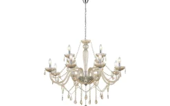 Basilano Kristallkrona 12-Arm 100cm Konjak