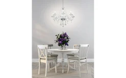 Kristallkronor<Eglo Basilano Kristallkrona 8-Arm 82cm Krom