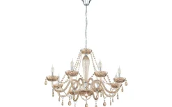 Eglo Basilano Kristallkrona 8-Arm 82cm Konjak* Kristallkronor