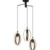 Stora Taklampor Ø50-69 Cm<Eglo Basildon Taklampa 62cm 3L Trä/Svart