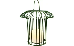 Basket Laddbar/Solcells Lykta 32cm LED 3000K Grön IP44