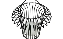 Ljuslyktor|Uppladdningsbara Lampor Utomhus<Dyberg Larsen Basket Laddbar/Solcells Lykta 32cm LED 3000K Svart IP44