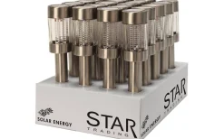 Star Trading Bastia Solcellslampa 32cm Rostfritt Stål 20-Pack* Solcellslampor Stig & Mark|Visa Alla Solcellslampor