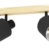 Eglo Batallas Takspotlight 30cm Svart* Avlånga Takspotlights|Takspot Med 2 Lampor