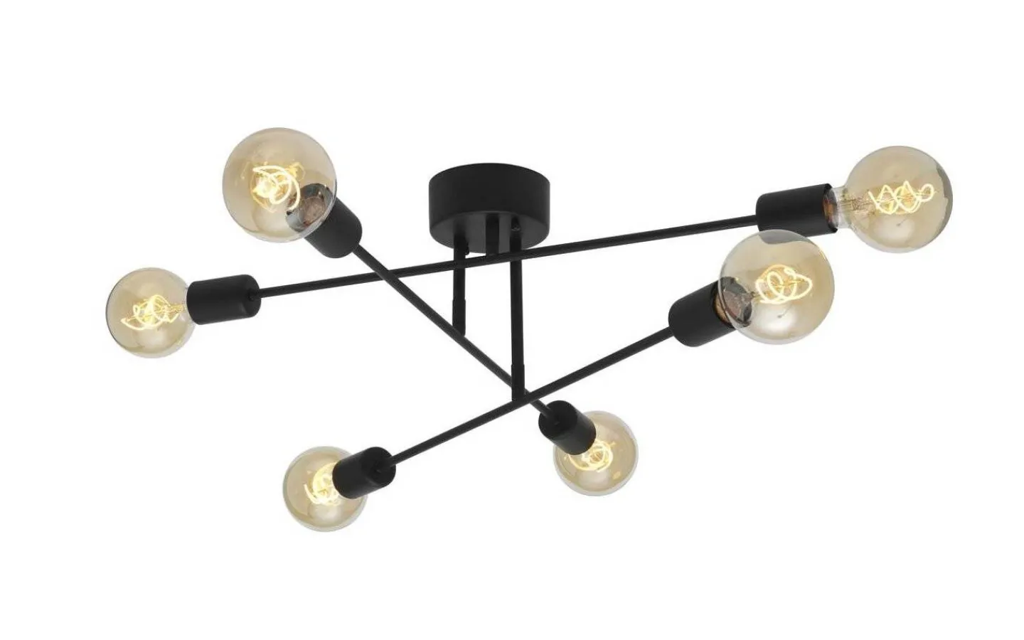 Cottex Baton Plafond 6L 68cm Svart* Sovrum|Plafonder