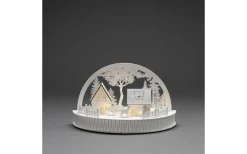 Konstsmide Batteridriven Bordsdekoration Gård Vit* Julbyar Och Figurer|Batteri Julpynt Inomhus