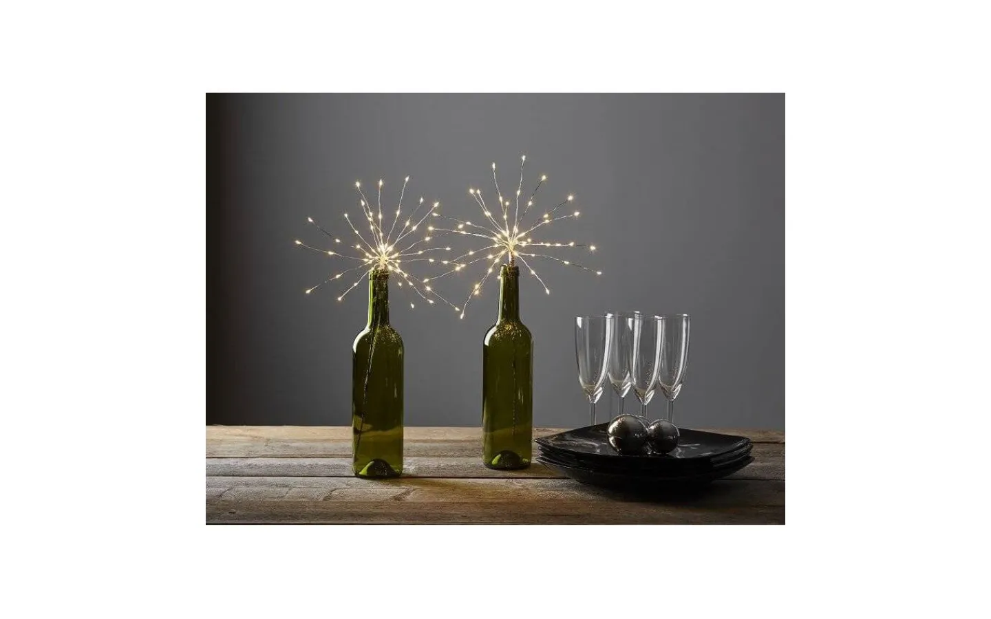 Star Trading Batteridriven, Dew Drop Dekoration, Silver* Dew Drop Slingor|Inomhusdekorationer Batteri