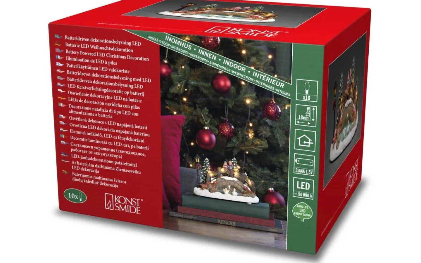 Konstsmide Batteridriven Fiberoptik Damm* Julbyar Och Figurer