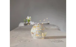 Batteri Julpynt Inomhus<Star Trading Batteridriven Glasdekoration Merry X-mas 11cm Vit