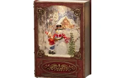 Vattenfyllda Lyktor<Konstsmide Batteridriven Inomhusdekoration Bok med Snögubbe USB