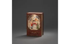 Vattenfyllda Lyktor<Konstsmide Batteridriven Inomhusdekoration Bok med Snögubbe USB