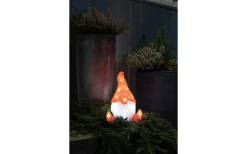 Batteri Julpynt Utomhus<Konstsmide Batteridriven Inomhusdekoration Sittandes Tomte 26cm IP20