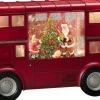 Batteridriven Inomhusdekoration Buss med Tomte