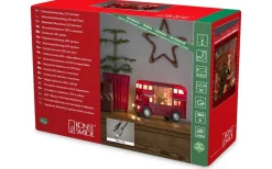 Batteridriven Inomhusdekoration Buss med Tomte