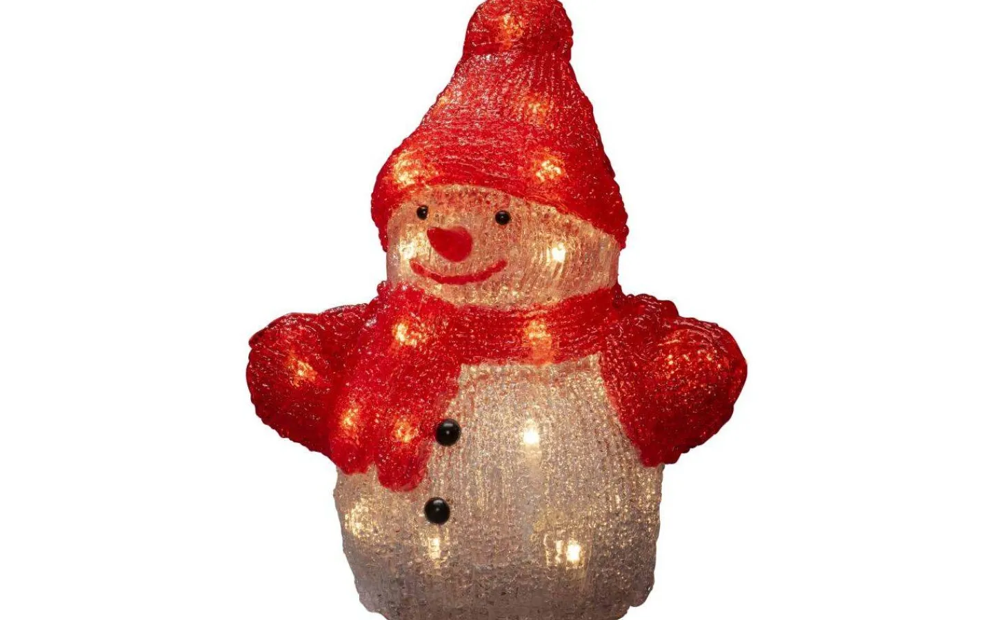 Konstsmide Batteridriven Inomhusdekoration Snögubbe 22,5cm IP20* Batteri Julpynt Utomhus