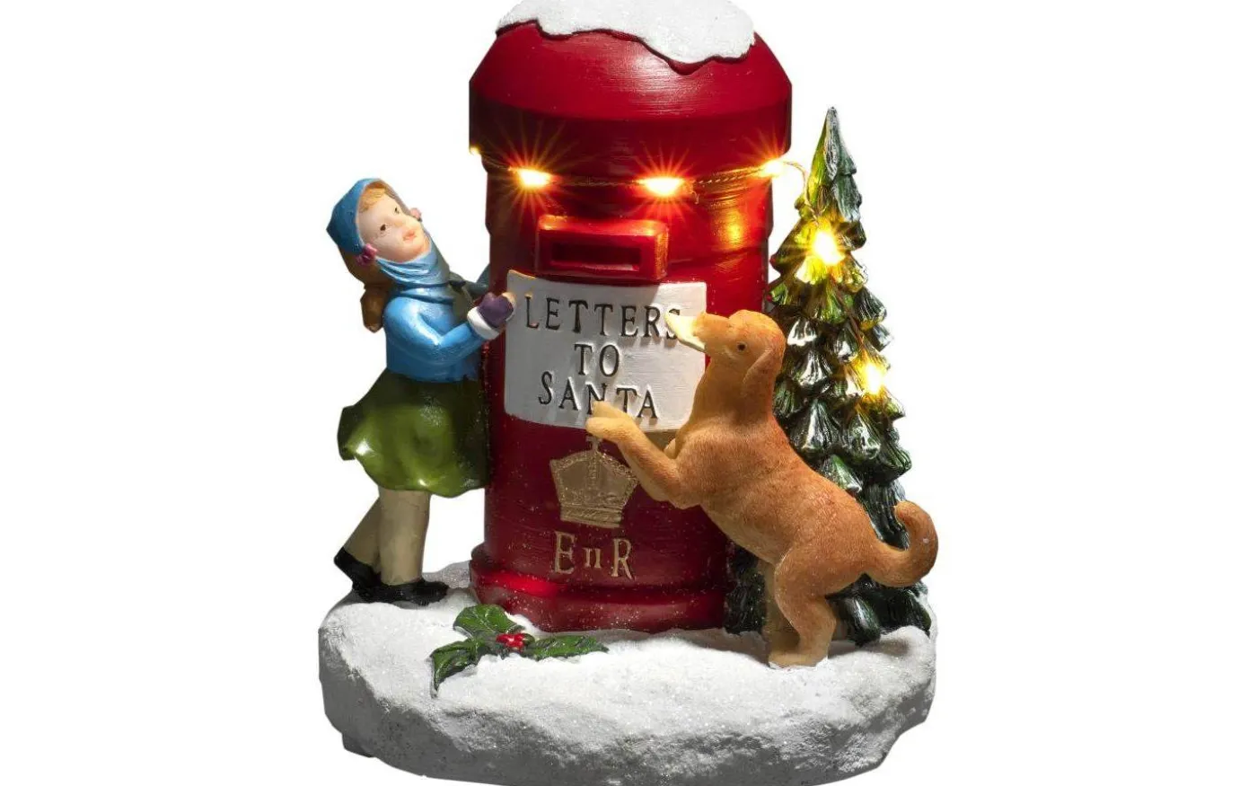 Batteridriven Juldekoration Postlåda
