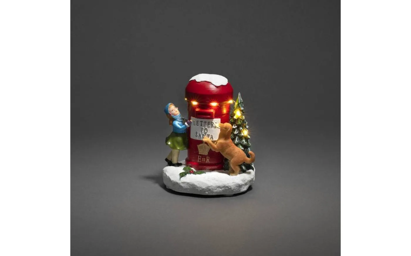 Batteridriven Juldekoration Postlåda