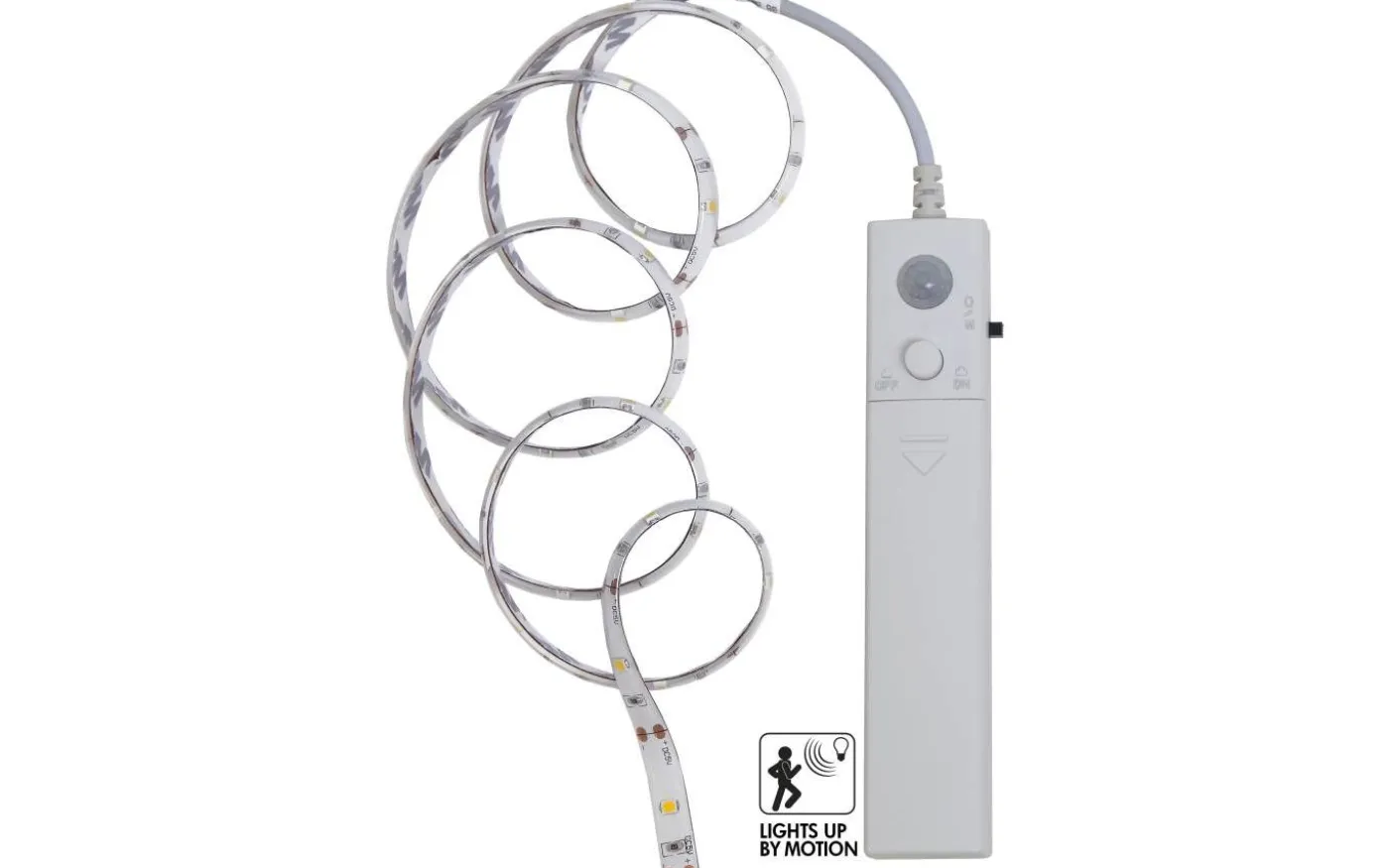 Batteridriven LED-strip med rörelsesensor
