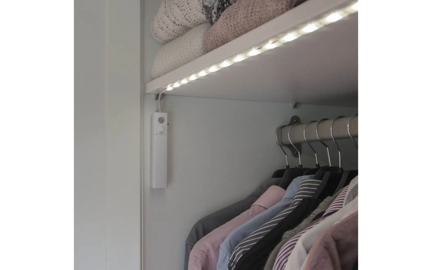 Batteridriven LED-strip med rörelsesensor