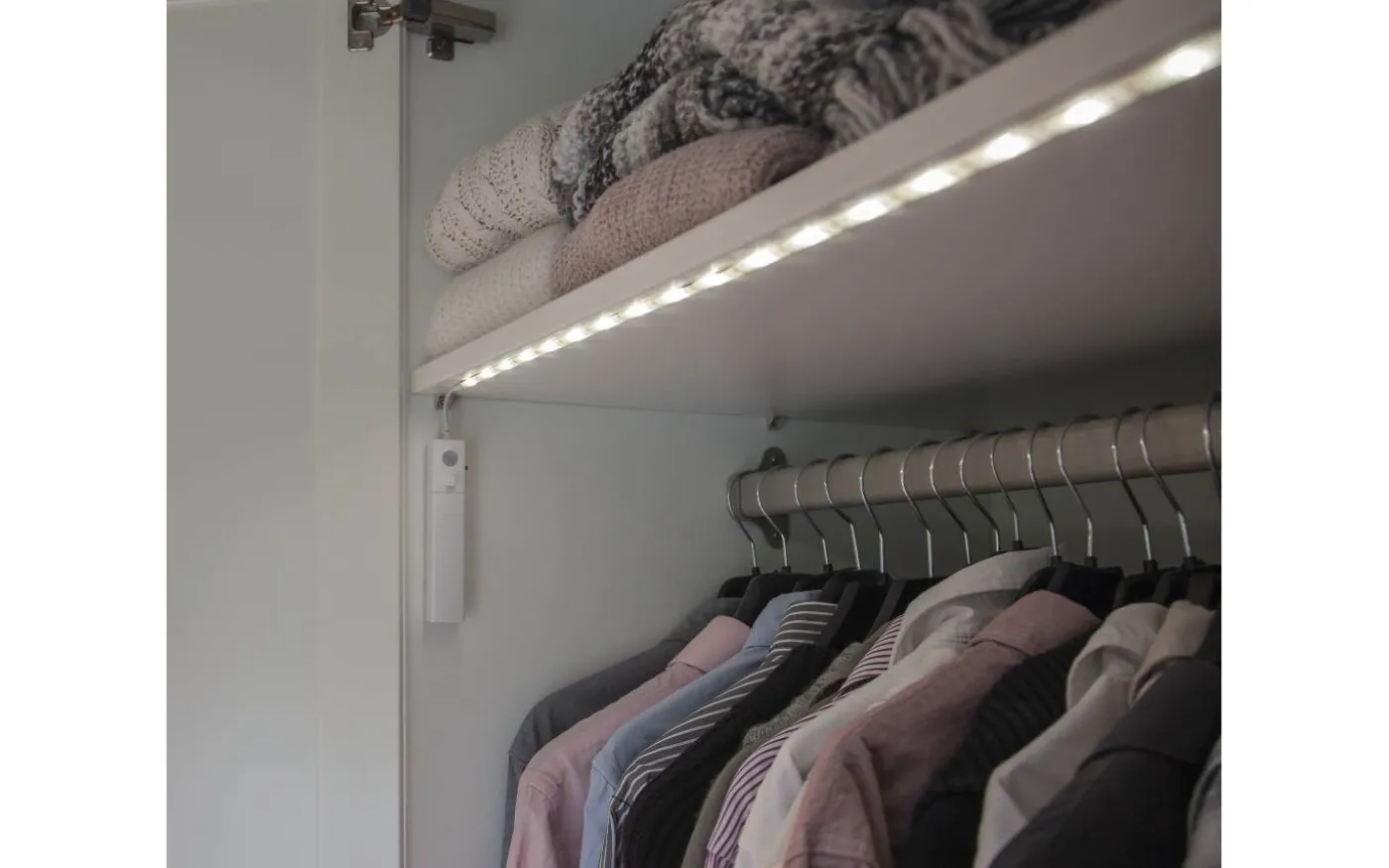 Batteridriven LED-strip med rörelsesensor