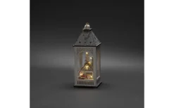 Batteri Julpynt Inomhus<Konstsmide Batteridriven Ljuslykta Stuga 29cm Vit