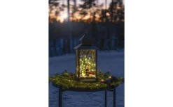 Konstsmide Batteridriven Ljuslykta Tomte 32cm IP44* Batteri Julpynt Utomhus