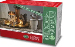 Konstsmide Batteridriven Ljusslinga 1,9m Änglar* Batteri Julpynt Inomhus