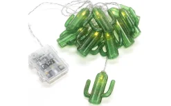 Batterislingor Inomhus<Konstsmide Batteridriven Ljusslinga 1,8m Kaktus