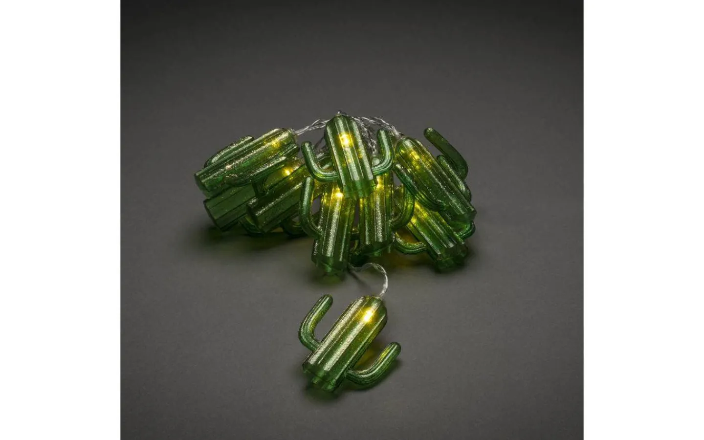 Batterislingor Inomhus<Konstsmide Batteridriven Ljusslinga 1,8m Kaktus