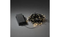 Batterislingor|Batterislingor Utomhus<Konstsmide Batteridriven Ljusslinga 11,9m Frostad Varmvit med Sensor IP44