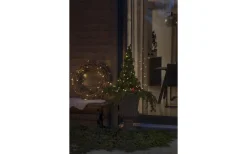 Batterislingor|Batterislingor Utomhus<Konstsmide Batteridriven Ljusslinga 11,9m Frostad Varmvit med Sensor IP44