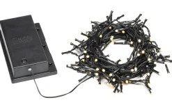 Batterislingor|Batterislingor Utomhus<Konstsmide Batteridriven Ljusslinga 11,9m Frostad Varmvit med Sensor IP44