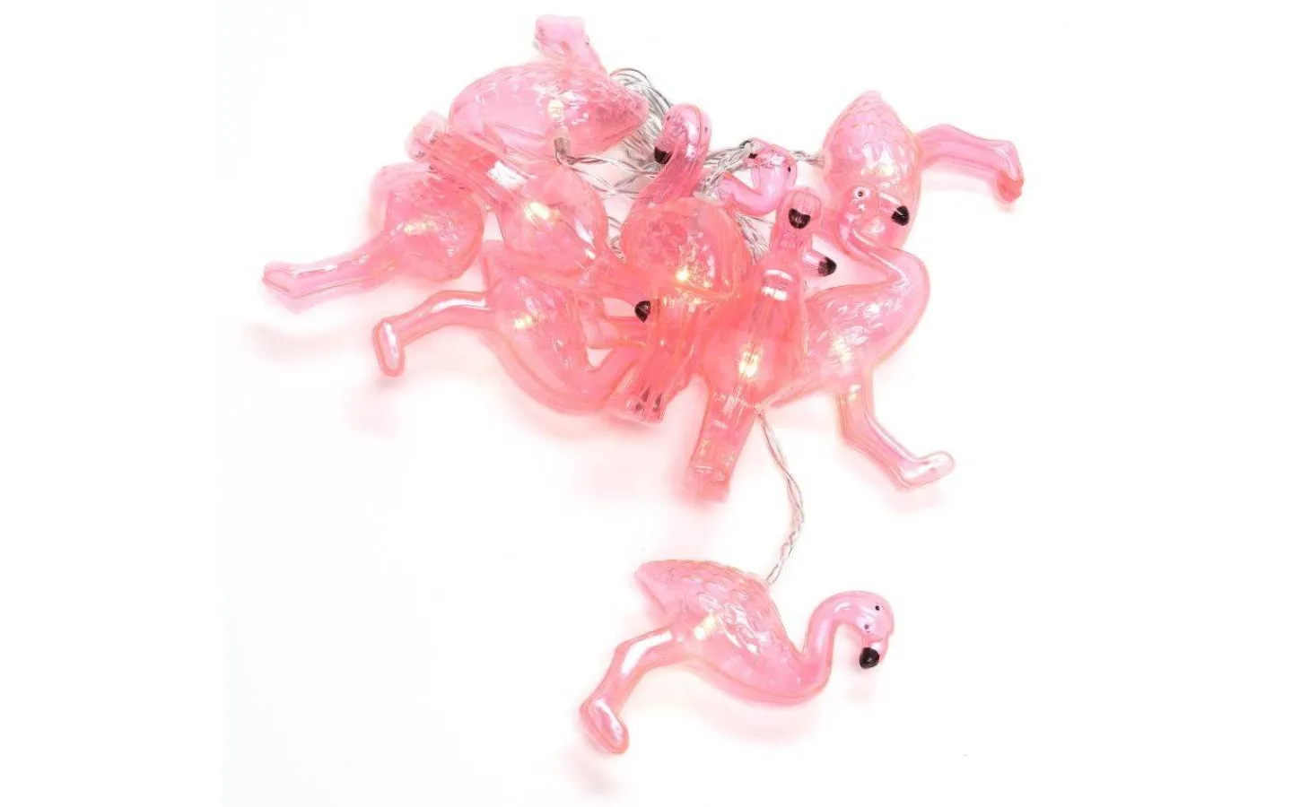 Konstsmide Batteridriven Ljusslinga 1,8m Flamingo* Batterislingor Inomhus