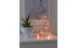 Konstsmide Batteridriven Ljusslinga 1,8m Flamingo* Batterislingor Inomhus