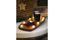 Batteri Julpynt Inomhus<Konstsmide Batteridriven Ljusslinga 90cm Metallbollar, Vit