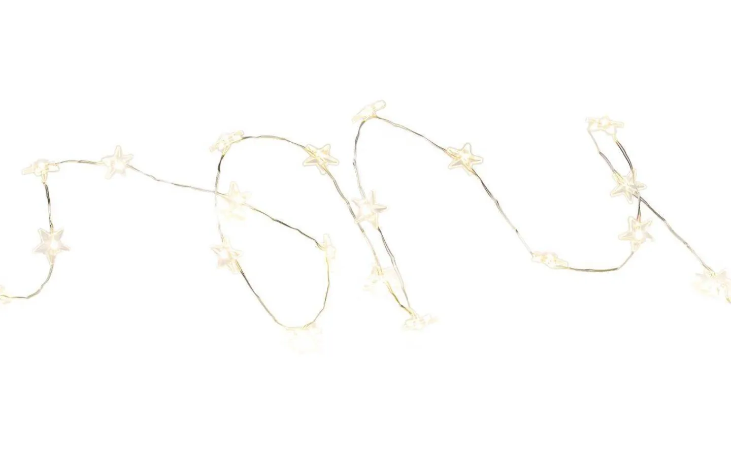 Batterislingor Inomhus<Konstsmide Batteridriven Ljusslinga 1,03m Star Varmvit Chaser