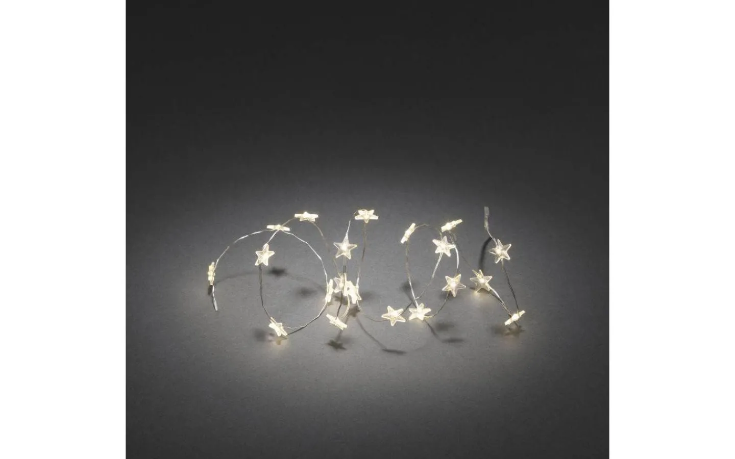 Batterislingor Inomhus<Konstsmide Batteridriven Ljusslinga 1,03m Star Varmvit Chaser