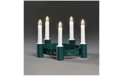 Lucia<Konstsmide Batteridriven Luciakrona Star Grön