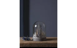 Batteri Julpynt Inomhus<Star Trading Batteridriven Lykta Kupol Älg 17cm Brun