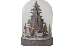 Batteri Julpynt Inomhus<Star Trading Batteridriven Lykta Kupol Älg 17cm Brun