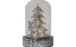 Star Trading Batteridriven Lykta Kupol Brun 3-Pack* Batteri Julpynt Inomhus