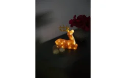 Batteridriven Ren i Akryl 22cm