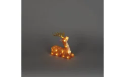 Batteridriven Ren i Akryl 22cm