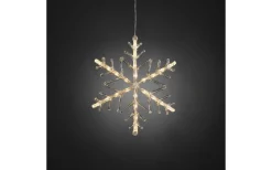 Batteridriven Snöflinga 40cm Varmvit IP44