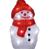 Batteridriven Snögubbe i Akryl 22cm