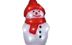 Batteridriven Snögubbe i Akryl 22cm
