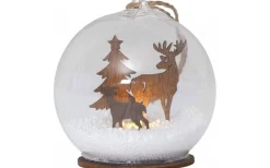 Batteri Julpynt Inomhus<Star Trading Batteridriven Snökula Fauna Renar 8 cm Natur